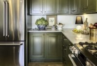 Lush And Lovely: Olive Green Kitchen Cabinets For A Stylish Upgrade